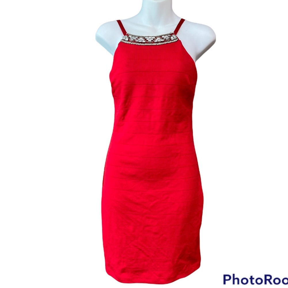 Sequin Hearts red Mini dress.  Size 5